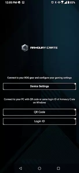ARMOURY CRATE скриншот 1