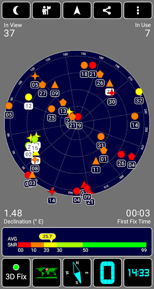 GPS Test скриншот 2