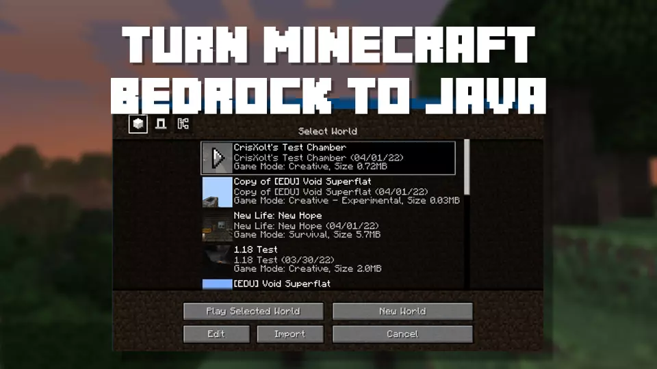 Java Edition UI for Minecraft скриншот 2