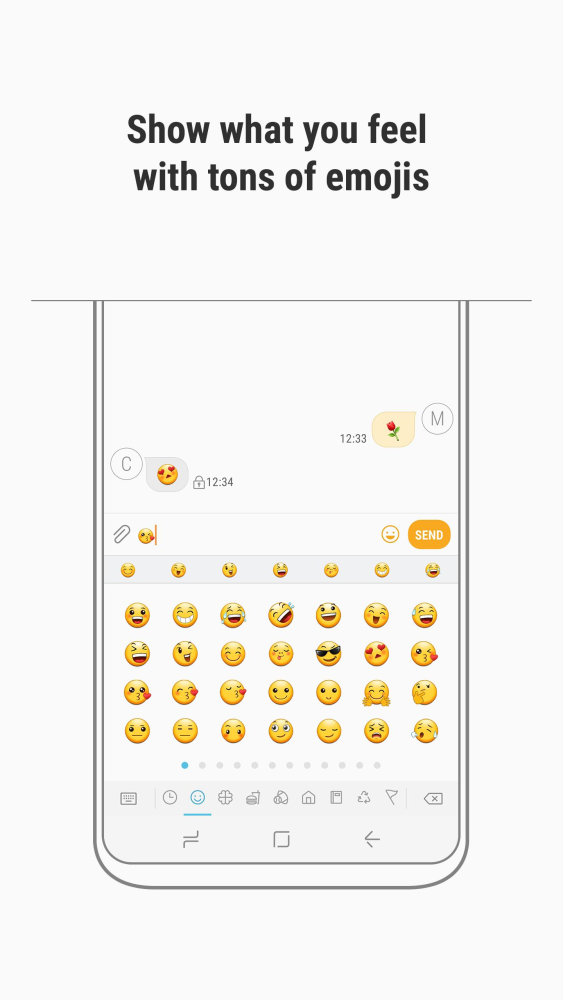 Клавиатура Samsung (Keyboard) скриншот 3