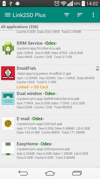 Link2SD скриншот 1