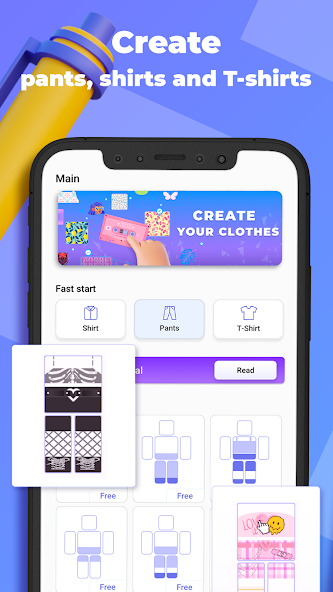 Makerblox – make create skins for Roblox (делать одежду в Роблокс) скриншот 1