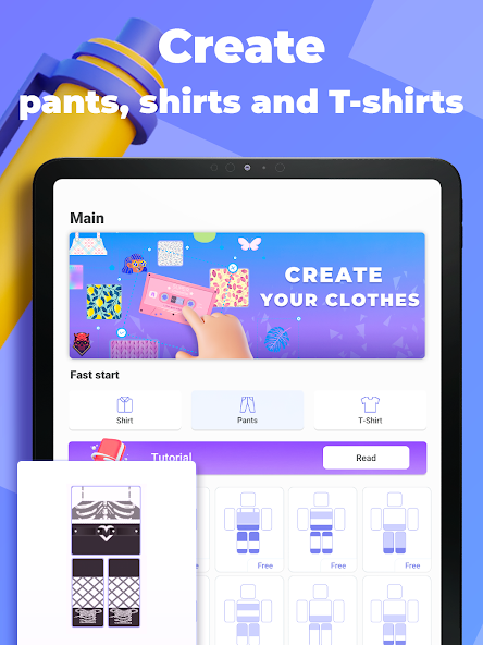 Makerblox – make create skins for Roblox (делать одежду в Роблокс) скриншот 5
