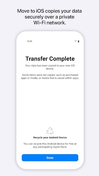 Перенос на iOS скриншот 2