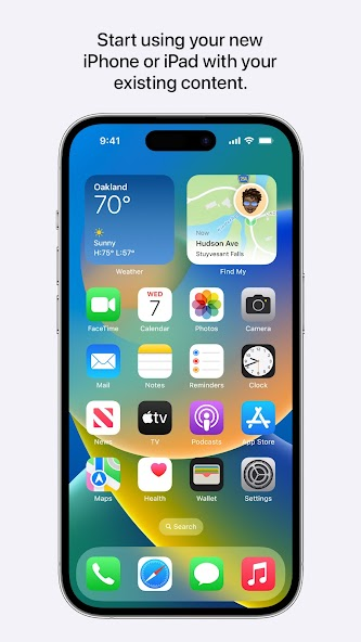 Перенос на iOS скриншот 3
