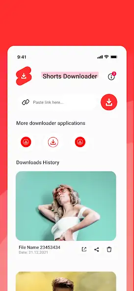 Shorty Video Saver скриншот 1