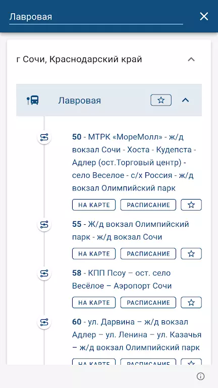 Транспорт.Сочи скриншот 6
