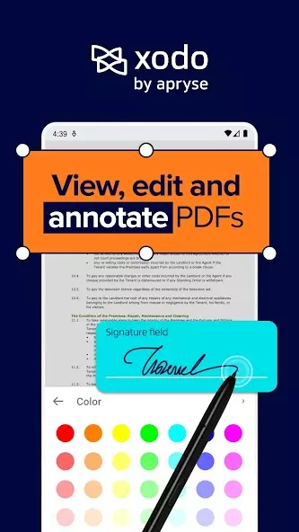 Xodo PDF ридер и редактор скриншот 1